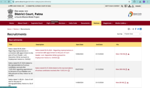 Bihar Jila Vidhik Vacancy 2024